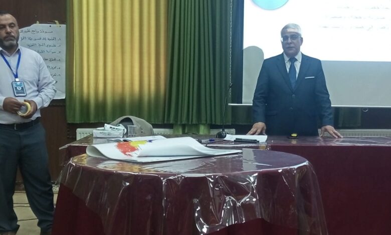 الخصاونة يتفقد ورشة التدريب