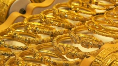 تراجع الذهب