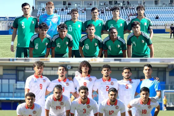 الجزائر ضد تونس في نهائي كرة القدم بألعاب البحر المتوسط 2026