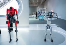 روبوت HONOR Robotics D1 خلال سباق 100 متر