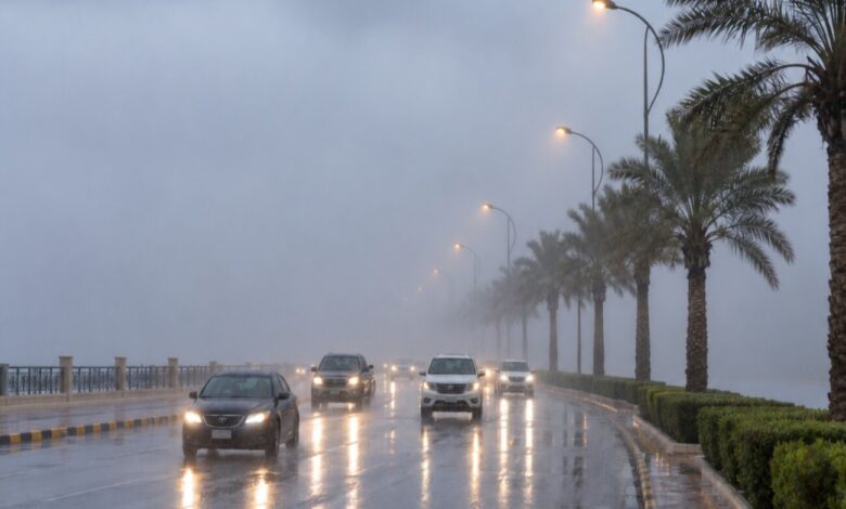 أمطار رعدية غزيرة وسيول تضرب مناطق في السعودية
