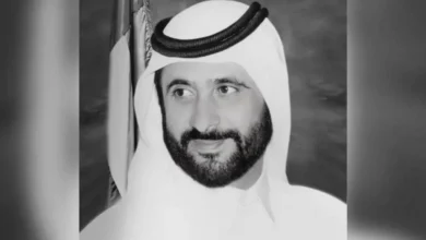 جنازة الشيخ أحمد بن راشد آل مكتوم اليوم