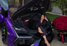 محمد سامي يفاجئ مي عمر بسيارة لامبورجيني فاخرة في عيد ميلادها
