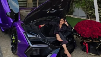 محمد سامي يفاجئ مي عمر بسيارة لامبورجيني فاخرة في عيد ميلادها