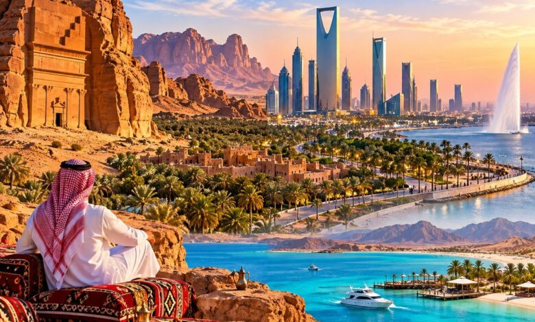 وجهة سياحية سعودية خلال موسم شتاء السعودية 2026