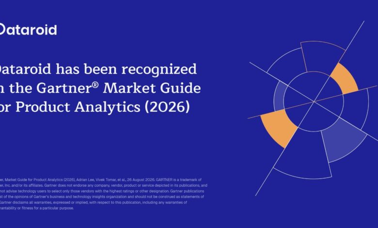 Dataroid ضمن دليل Gartner لتحليلات المنتجات لعام 2026