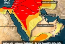 اضطراب جوي مرتقب وأمطار غزيرة محتملة في السعودية وبلاد الشام والعراق