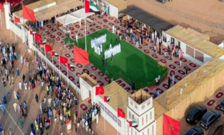جناح دولة الإمارات في الدورة التاسعة عشرة من موسم طانطان بالمغرب.