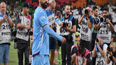 محمد صلاح بقميص طرابزون سبور خلال منافسات الدوري التركي لكرة القدم