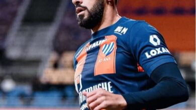 موسى التعمري لاعب رين خلال مواجهة يوفنتوس في الدوري الأوروبي